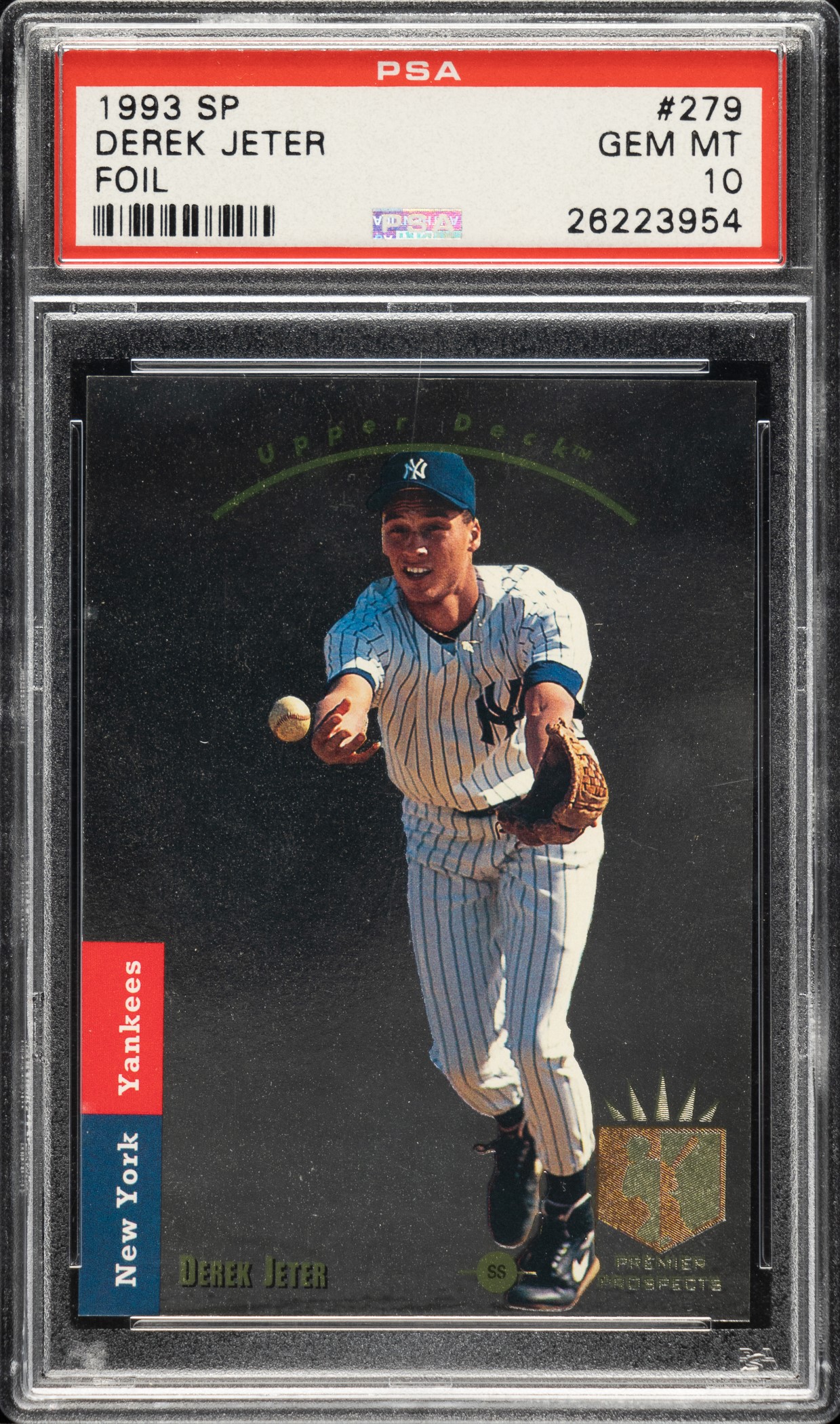 1993 Upper Deck SP Derek Jeter #279 front