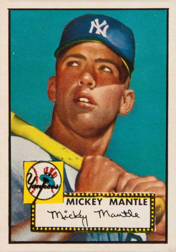 1952 Topps Mickey Mantle #311 front